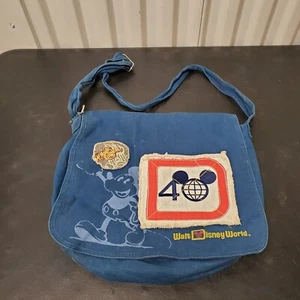 Walt Disney World Magic Kingdom 40th Anniversary Mickey Mouse Messenger Bag - Picture 1 of 7