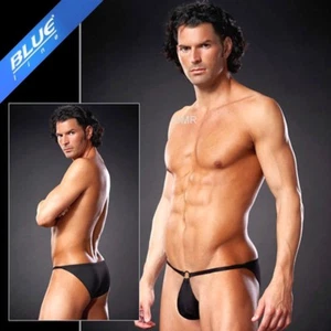 Tanga ultrapequeño Mini Slip String microfibra negro en S/M 5696 - Imagen 1 de 3