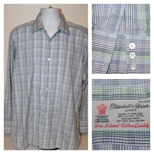 Turnbull & Asser Sea Island Cotton Button Down Shirt Mens Size 16.5 42 (XL) - Picture 1 of 8