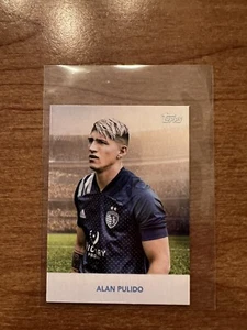 2022 Topps MLS Alan Pulido Mini Insert Sporting Kansas City Soccer Card - Picture 1 of 2