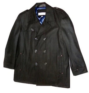 Andrew Marc Men's Nick Wool Coat Black X-Large Clearance Sale - Picture 1 of 6