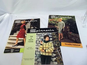 KONVOLUT 3 VINTAGE "SPINNERIN" STRICKHEFTE - 1961-63 - PULLOVER, KLEIDER - Bild 1 von 4