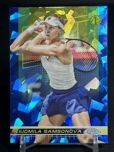 2024 Topps Chrome Sapphire #128 Liudmila Samsonova 1st Blue Sapphire - Picture 1 of 2