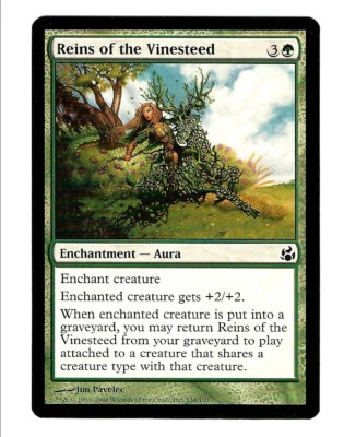 Reins of the Vinesteed x1  Morningtide Magic MTG - Image 1 of 2