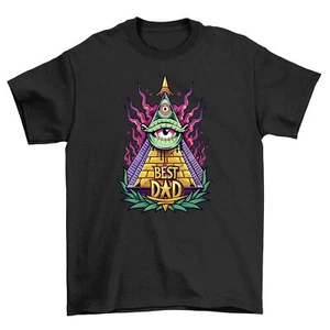 Best Dad Seeing Eye T-shirt: Hilarious Pyramid Design, Perfect for Dad Jokes, 10 - Picture 1 of 46