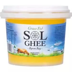 Sol Organics Grass Fed Ghee(Unsalted butter from grass-fed cows) 1kg - Foto 1 di 2