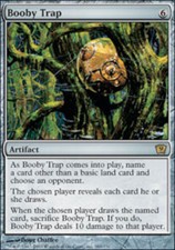 FBB Russian Booby Trap - Foil ~ Lightly Played 9th Edition Ninth Foreign Black B