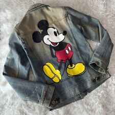 DOLCE & GABBANA Mickey Mouse Denim Jacket Men Color Blue Size 44 ZDS06 / 806S