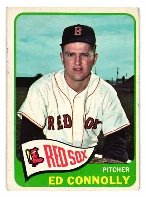 1965 Topps Baseball set SP HIGH #543 Ed Connolly EX Boston Red Sox Free Shipping - Image 1 of 2