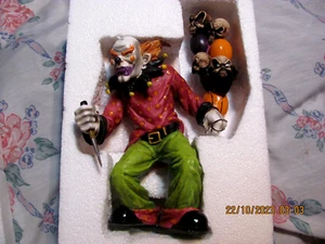 DE COLECCIÓN PAYASO MALVADO FIGURA COLECCIONABLE ESTATUA SPENCERS REGALOS NUEVO? CAJA ABIERTA - Imagen 1 de 9