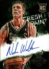 2013-14 Court Kings Fresh Paint Autographs Basketball Card #30 Nate Wolters /499