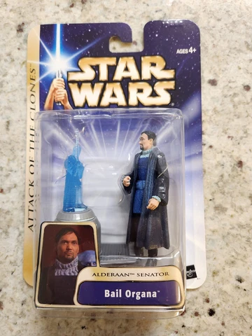Star Wars Attack of the Clones Bail Organa Action Figure, Hasbro 2003 Cover