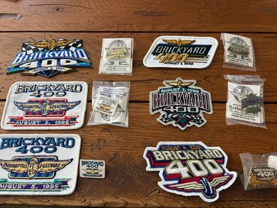 NASCAR Brickyard 400 Patch & Pin Lot 1995-1996-1997-1998-1999-2001 All New - Image 1 of 4
