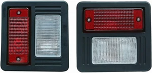 2Pcs Tail Light Rear Lamp Assembly 6670284 for Bobcat Skid Steer Loader Black  - Picture 1 of 6