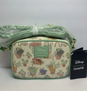 Bolso Bandolera Loungefly Disney Gatos Plantas Cartera Amante de los Gatos Aristógatos y Más Nuevo con Etiquetas - Imagen 1 de 12