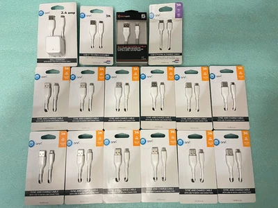 Lote de 16 cables de carga y sincronización USB a Micro-USB ONN-blanco Foto 1 de 4