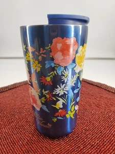 The Pioneer Woman Blue Floral 16oz. Travel Mug  (ST1) - Picture 1 of 15