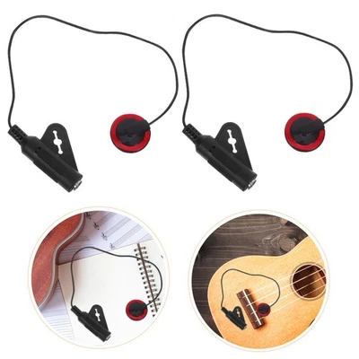  2 Pcs Self-adhesive Instrument Pickups Erhu Microphone Guitar Soundhole - Image 1 of 4