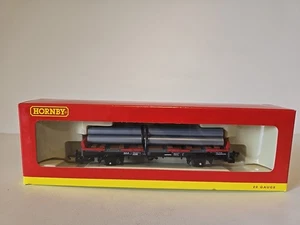 Hornby R6209 45 Tonnen GLW Stahlträger 40356 mit Rohrladung verpackt. Neu  - Bild 1 von 3
