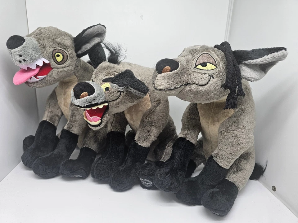 Disney Ed Villains Hyena Shenzi Lion King Plush Toys 14" Set 3 - Image 1 of 3