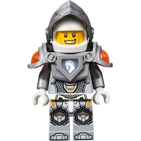 Lego Lance 70323 70316 70312 Silver Visor and Armor Nexo Knights Minifigure 