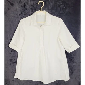 Pop over COS bianco manica polsino taglia 4 minimal classico ragazza pulita - Foto 1 di 8