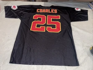 Jamaal Charles Kansas City Chiefs Jersey Clean Mens Large Vintage NFL Black - Picture 1 of 6