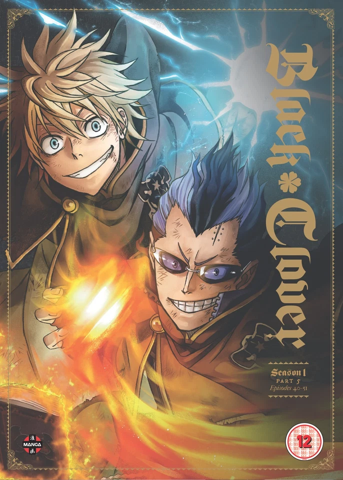 Black Clover Season 1 - Part 5 Region 2 DVD