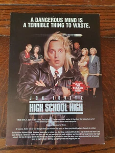 HIGH SCHOOL HIGH - A4 Press Pack Folder/Information Card - VG - Picture 1 of 2
