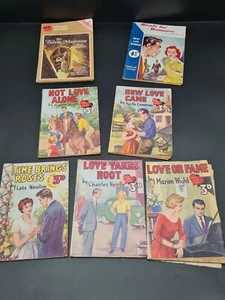 5 x Romantische Novellen um 1950 William Stevens Ltd. True Love Serie 3d  - Bild 1 von 11