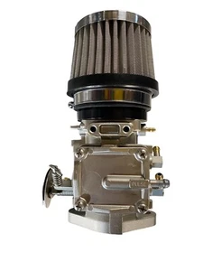 Mikuni SBN 44mm Single Carburetor , Adapter & Riva Filter NEW - Picture 1 of 2