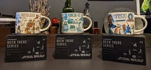 Juego de tazas Disney 2022 Star Wars Starbucks Been There Naboo Ahch-To Nevarro nuevo en caja - Imagen 1 de 7