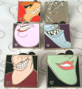 Smiling Villains WDW DLR 2017 Hidden Mickey Choose a Disney Pin - Picture 1 of 11