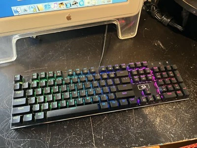 RedDragon Redragon K556 RGB Mechanical Keyboard,  Black, USED - Image 1 of 2