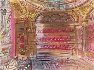The Opera, Paris, early 1930’s by Raoul Dufy Art Print Modern Poster 11x14 - Picture 1 of 1
