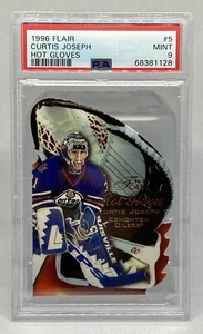 1996-97 Flair Hot Gloves #5 Curtis Joseph PSA 9 Edmonton Oilers POP 1 - Picture 1 of 2