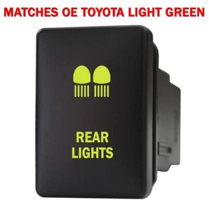 REAR LIGHTS 9B04NG Push switch 12volt For Toyota OEM 4Runner LED NEW GREEN - Picture 1 of 1