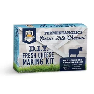 Diy Fresh Cheese Making Kit Ricotta Mozzarella Burrata Paneer Cottage Cheese Etc - Picture 1 of 9