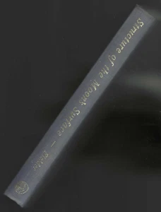 Structure of the Moon's Surface by Gilbert Fielder 1961 vintage Lunar Geology VG - Foto 1 di 11