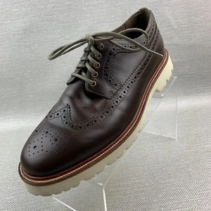 Cole Haan American Classics Oxford braun Leder Budapester Brogue Schnürschuh Größe 10M - Bild 1 von 12