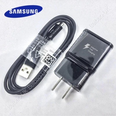 For Samsung Galaxy S21 S20 S10 Note10 S8 S9 Plus Fast Wall Charger Type-C Cable - Image 1 of 4