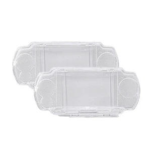 Clear Crystal Console Hard Cover Protective Flip Case for Sony PSP 2000 3000 - Picture 1 of 12