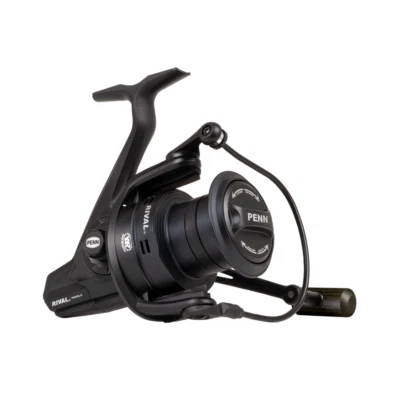 PENN RIVAL 8000 LONGCAST BLACK MULINELLO CARPFISHING LONG CAST REEL A1308 - Immagine 1 di 4