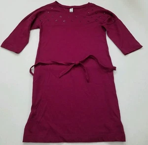Old Navy Girl Jersey Dress Size 8 M Magenta - Picture 1 of 5