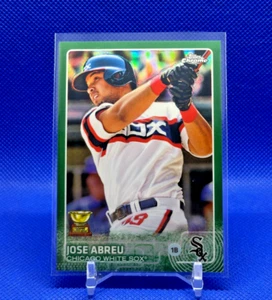 2015 Topps Chrome Jose Abreu Green Refractor /99 Chicago White Sox MLB #180 - Bild 1 von 2