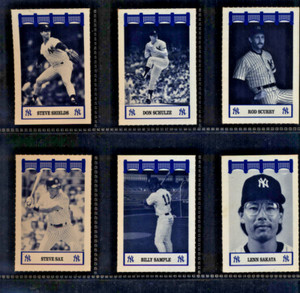 BILLY SAMPLE Yankees 80's Wiz Card--$3.90 Combined Shipping!!!