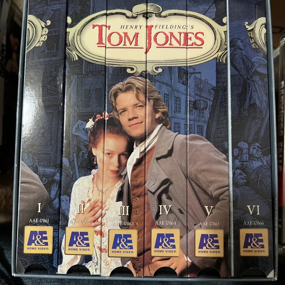 Henry Fielding's Tom Jones 2 Movie Box Set VHS A&E Vintage 1998 Complete 300 Min - Image 1 of 1
