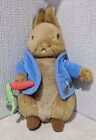Peter Rabbit Soft Plush Toy 100 Years Baby Carrot 7" Beatrix Potter Bunny Badge