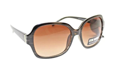 Steve Madden Black & Gold Shimmery Tiger Stripe Sunglasses 100%UV 53220FSM201 - Image 1 of 4