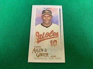2020 Topps Allen and Ginter Mini #307 Miguel Tejada SP Baltimore Orioles - Picture 1 of 1